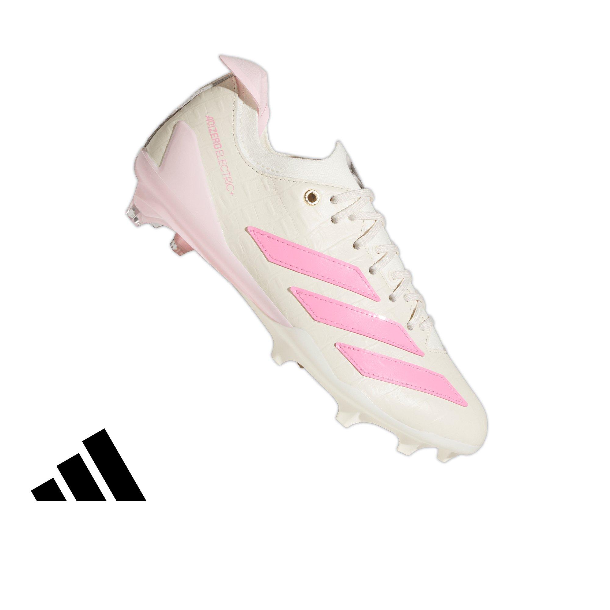 adidas Adizero Electric II "Travis Hunter" Men's Football Cleat - CREAM WHITE/BLISS PINK